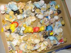 A TRAY OF CHERISHED TEDDY FIGURES