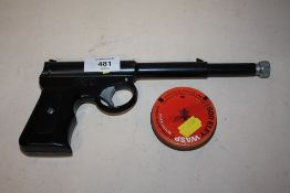 A GAT AIR PISTOL WITH PELLETS