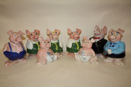 EIGHT WADE NATWEST PIGGY BANKS
