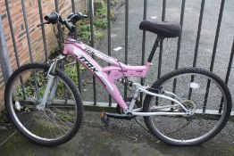 A PINK TRAX BICYCLE