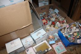 A LARGE QUANTITY OF CHERISHED TEDDIES AND ME TO YOU BEAR FIGURES TO INCLUDE BOXED EXAMPLES