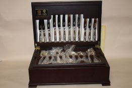 AN ARTHUR PRICE TWO TIER CANTEEN OF CUTLERY