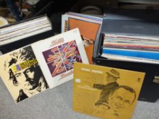 TWO CASES OF LP RECORDS