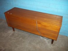 A TEAK FERGUSON SIDEBOARD RADIOGRAM