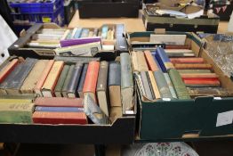 THREE BOXES OF HARDBACK BOOKS TO INCLUDE HISTORY ETC.