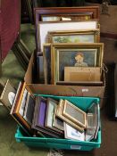 A QUANTITY OF ASSORTED PICTURES AND PRINTS