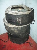 FOUR ALLOY WHEELS AND WINTER TYRES TO FIT AN AUDI Q5