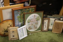 A QUANTITY OF PICTURES AND PRINTS