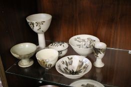 SEVEN PIECES OF STUDIO POTTERY