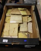 A BOX CONTAINING C. 25 CRAVEN DUNHILL TILES, SOME A/F