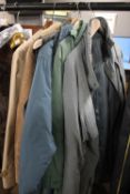 SEVEN GENTS COATS TO INCLUDE DANNIMAC, SHEEPSKIN, OVERCOAT, RAINMAC ETC.