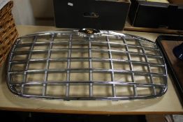 A CHRYSLER FRONT GRILL 75 X 40 CM