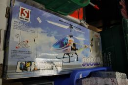 A BOXED REMOTE CONTROL 9080B HELICOPTER COMPLETE WITH INSTRUCTIONS