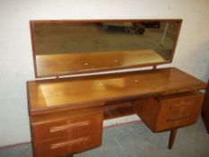 A RETRO G-PLAN DRESSING TABLE SIDEBOARD