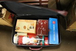 A SUITCASE CONTAINING A WELSH COLLECTORS DOLL 