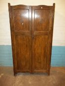A MAN'S OAK VINTAGE WARDROBE