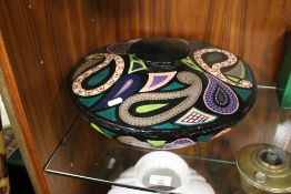 A PAPIER MACHE WORKBOX