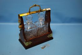 A REPRODUCTION TWO BOTTLED TANTALUS