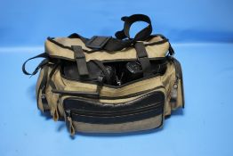 A MINOLTA X500 AND A MINOLTA XG-M ACCESSORIES ETC. IN CARRY CASE