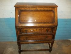 AN OAK WRITING BUREAU