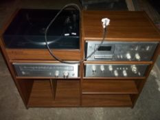 A WALTHAM STEREO UNIT SEPARATES STACK SYSTEM