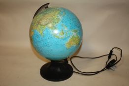 A MODERN ILLUMINATING DESK GLOBE