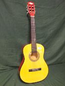 A MODERN CHILD'S SIZE ACOUSTIC GUITAR