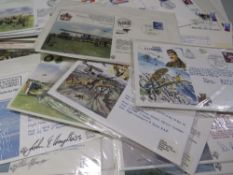 A COLLECTION OF AVIATION THEMED / COMMEMORATIVE FLIGHTS 'FLOWN' FIRST DAY COVERS TO INCLUDE 16