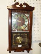 A REPRODUCTION PRESIDENT WALL CLOCK