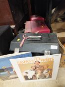 A COLLECTION OF LP RECORDS TO INCLUDE THE HOLLIES (3 CASES)