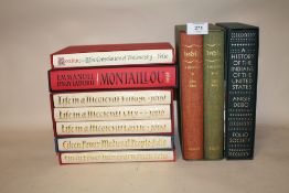 A COLLECTION OF FOLIO SOCIETY BOOKS, 'INDIA, A HISTORY' TWO BOOK SET, 'A HISTORY OF THE INDIANS OF