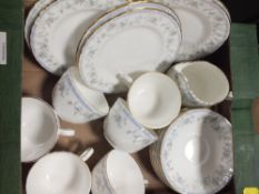 A SMALL TRAY OF MINTON CLIVEDEN CHINA