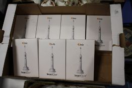 SEVEN BOXED BRIO SMARTCLEAN ELECTRIC TOOTHBRUSHES