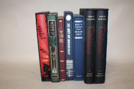 SEVEN FOLIO SOCIETY BOOKS TO INCLUDE CITIZENS TWO BOOK SET, ILL MET BY MOONLIGHT, THE HAPPY