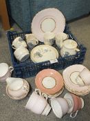 A TRAY OF COLCLOUGH AND SYLVAC CHINA