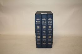 A BOXED SET OF THREE FOLIO SOCIETY SAMUEL PEPYS DIARIES