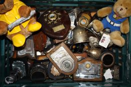A COLLECTION OF CYCLING TROPHIES AWARDING TO G.B. TILDESLEY