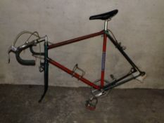 A CARLTON CYCLES LTD BICYCLE FRAME A/F