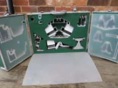 A WENDLAND ROOF SOLUTIONS SALEMANS GUTTERING SAMPLE CASE & CONTENTS