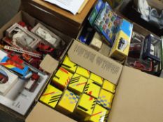 A COLLECTION OF DIE CAST TOY CARS TO INCLUDE CORGI, DAYS GONE BY, ETC.