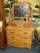 AN ANTIQUE DRESSING TABLE W-91 CM