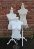 THREE ASSORTED MANNEQUINS