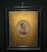 J.H. FIELDING. An oval portrait miniature study of a military officer, signed and dated 1816 lower