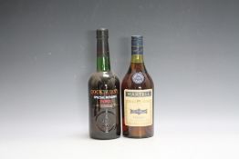 1 BOTTLE OF MARTELL VS THREE STAR COGNAC - 24FL OZS EXAMPLE, together with 1 bottle of Cockburn's