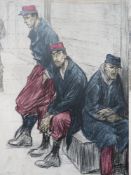 LOUIS RAEMAEKERS (1869-1956). Dutch school, four various satirical First World War scenes, all