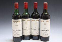 A VERTICAL FLIGHT OF BARON PHILLIPPE DE ROTHSCHILD MOUTON CADET BORDEAUX CONSISTING OF 1977, mid