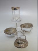 TWO HALLMARKED SILVER DECANTER LABELS 'WHISKY' AND 'PORT', approx 22g combined weight, together with