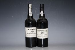 2 BOTTLES OF COCKBURN'S 1991 VINTAGE PORT