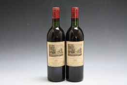 2 BOTTLES OF CHATEAU DUHART MILON ROTHSCHILD PAUILLAC 1980, both very top shoulder