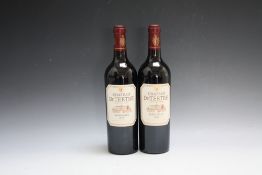 2 BOTTLES OF CHATEAU DuTERTRE GRAND CRU CLASSE MARGAUX 2009, all in neck